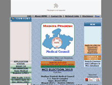 Tablet Screenshot of mpmedicalcouncil.net